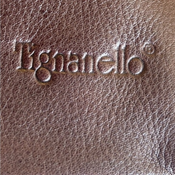 Tignanello Vintage Shoulder Bag! Leather Construction with Reptile styling. - Picture 3 of 12